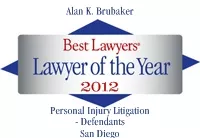 Best Lawyer of the year 2012