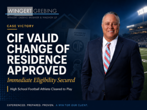 Mark Amador Wins Immediate Cif Eligibility In Valid Change Of Residence Dispute